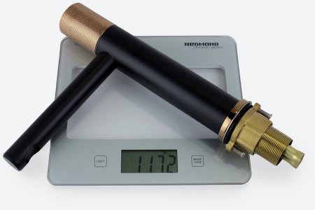 Смеситель для раковины Bronze de Luxe Avantgarde 2010MH Черный Розовое золото 