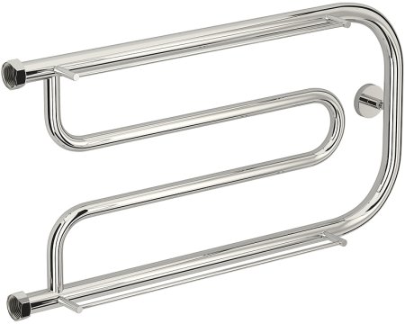 Водяной полотенцесушитель Сунержа Гусли+ 320х650 00-4010-3265 с двумя полками Хром 