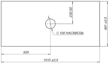 Столешница под раковину Allen Brau Reality 100 1.32025.DG-S Пепел структ 
