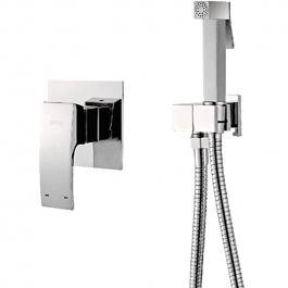Смеситель с гигиеническим душем Oute T1025 хром 