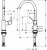Смеситель для раковины Hansgrohe Talis 32082000 Хром 