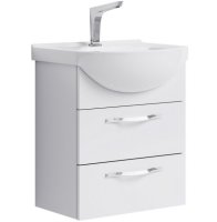 Тумба под раковину Aqwella Аллегро 50 Agr.01.05/2 подвесная Белая