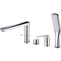 Смеситель на борт ванны Boheme Venturo 370 Хром