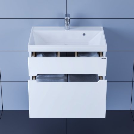 Тумба Санта Лондон 60 подвесная с умывальником Classic 60 