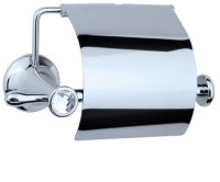 Держатель туалетной бумаги Boheme Puro 10701 с крышкой Хром