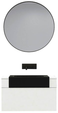 Зеркало Black&White Universe 80 903.mr Черное 