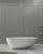 Ванна из искусственного камня ABBER Stein AS9611-1.6 белая матовая 