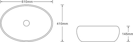 Раковина SantiLine SL-7030 черный мрамор 