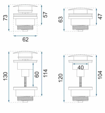 Сифон для раковины Rea REA-A8541 