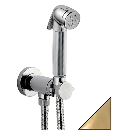Гигиенический душ Bossini Nikita Mixer Set E37008B со смесителем бронза 
