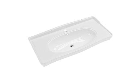 Тумба с раковиной Onika Адель 105.16, белая 