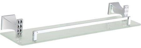 Стеклянная полка Bronze de Luxe Grani 04012 Хром 