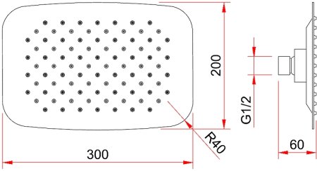 Душевая система Berges Ventas 3O 073009 Хром сильвер 