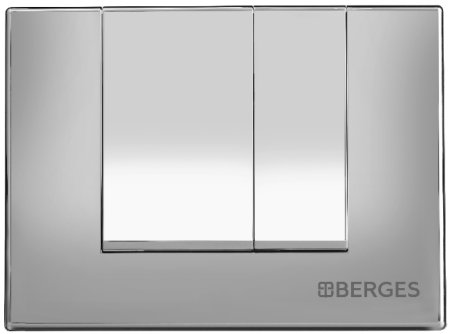 Клавиша смыва Berges Novum S2 040042 Хром матовый 
