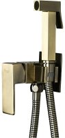 Гигиенический душ со смесителем Frap F7506-4 Бронза
