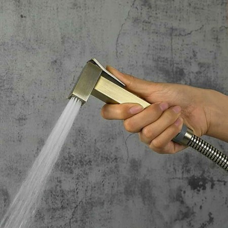 Гигиенический душ со смесителем Frap F7506-4 Бронза 