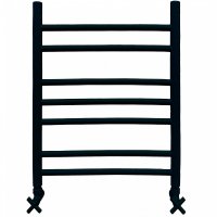 Полотенцесушитель водяной Ника Classic ЛП Г2 60/50 Люкс черный матовый, с вентилями