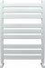 Полотенцесушитель водяной Ника Modern ЛМ-7 80/50, белый матовый 