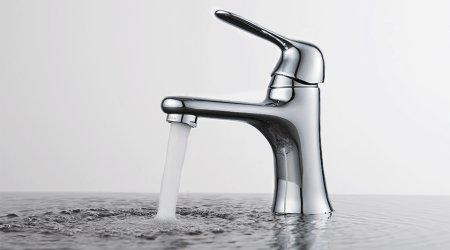 Комплект для ванной D&K Ambrosius Rhein DA1340002SET 4 в 1, три смесителя + душевой гарнитур 