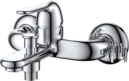 Комплект для ванной D&K Ambrosius Rhein DA1340002SET 4 в 1, три смесителя + душевой гарнитур 