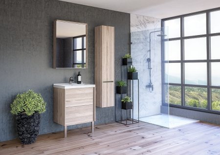 Тумба под раковину Aquaton Стоун 60 1A231401SX850 подвесная Сосна арлингтон 