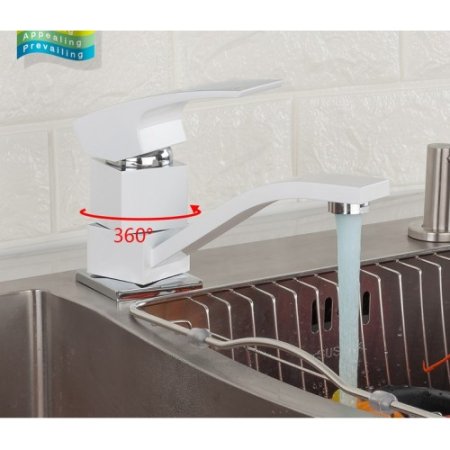 Смеситель для раковина Gappo Jacob G4507-7 белый/хром 