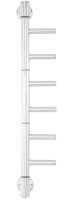 Полотенцесушитель электрический узкий поворотный Energy I chrome G3DK цвет хром, скрытое/наружное подключение, 740мм х 135мм