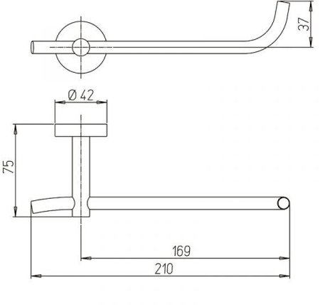 Держатель туалетной бумаги Paini Pixel 81CR051 Хром 