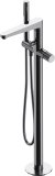 Смеситель Omnires Contour CT8033CR С ВНУТРЕННЕЙ ЧАСТЬЮ напольный, для ванны с душем, хром 