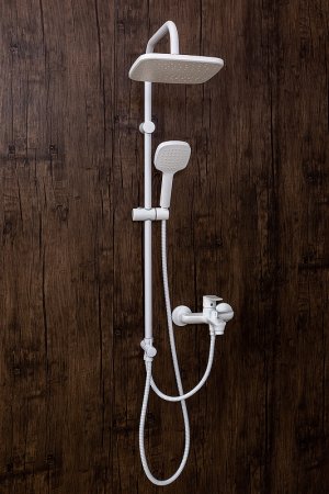 Душевая система Orange O-Shower OW04w Белый глянец 