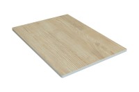 Столешница VELVEX Klaufs 100 без отверстий МДФ-HPL белая-шатане