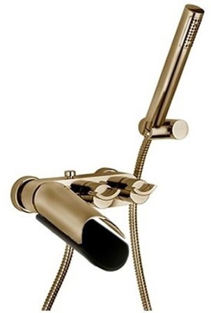 Смеситель для ванны Paini Morgana 73PW105LZKM Никель PVD 