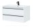 Тумба с раковиной Aquanet Lino 90 белый матовый 