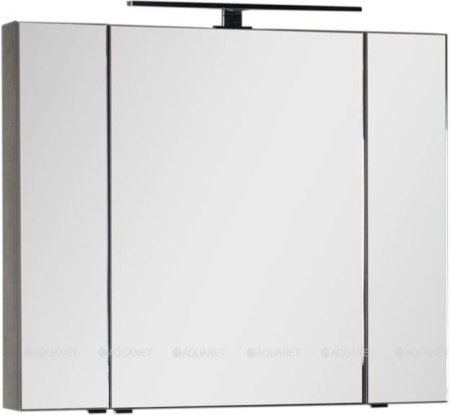 Зеркало-шкаф Aquanet Эвора 100 дуб антик 