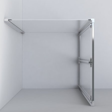 Душевой уголок Vincea Garda VSR-1G9080CL 80x90 профиль Хром стекло прозрачное 