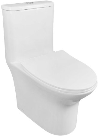 Унитаз моноблок Azario Sente AZ-8614 с бачком и сиденьем Микролифт 