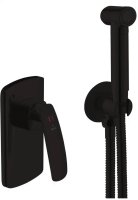 Гигиенический душ со смесителем Rose R1105H, черный