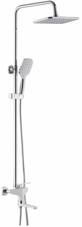 Душевая система Shevanik S8036F, белый/хром 