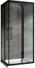 Душевой уголок Abber Schwarzer Diamant 80x80 AG02080BH-S80Bб профиль Черный стекло прозрачное 
