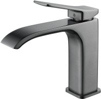 Смеситель для раковины Shevanik S4001T, оружейная сталь