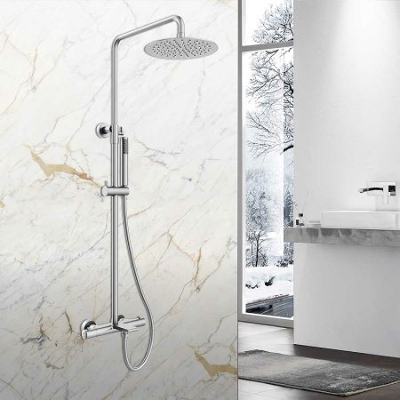 Душевая система Vincea Vogue VSFS-1V1TCH с термостатом Хром 