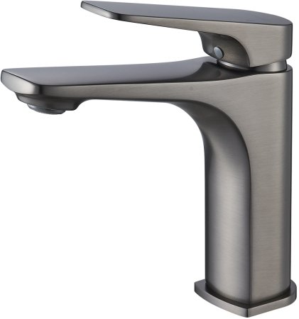 Смеситель для раковины Shevanik S4201T, оружейная сталь 