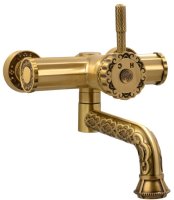 Смеситель для раковины настенный Bronze de Luxe WINDSOR 10114, бронза