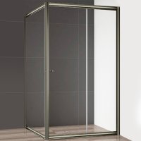 Душевой уголок Cezares Giubileo-AH-1 прозрачное стекло, бронза