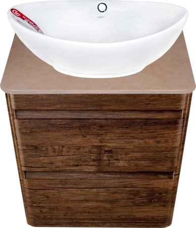 Тумба под раковину Style Line Атлантика Люкс Plus 60 СС-00002205 подвесная Старое дерево 