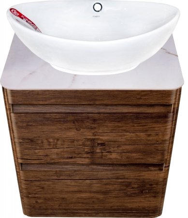 Тумба под раковину Style Line Атлантика Люкс Plus 60 СС-00002205 подвесная Старое дерево 