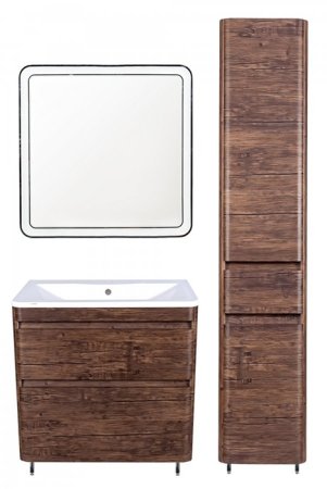 Тумба под раковину Style Line Атлантика Люкс Plus 60 СС-00002207 Старое дерево 