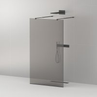 Душевая перегородка Cezares Liberta-L-2-120-GR-NERO