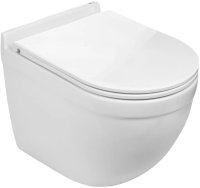 Унитаз WeltWasser Heimbach 004 GL-WT 10000003808 подвесной Белый глянец с сиденьем Микролифт Унитаз WeltWasser Heimbach 004 GL-WT 10000003808 подвесной Белый глянец с сиденьем Микролифт