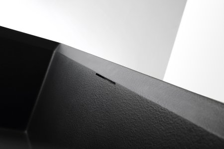 Ванна из искусственного камня Abber Berlin 170x75 AM9912B Черная без гидромассажа 